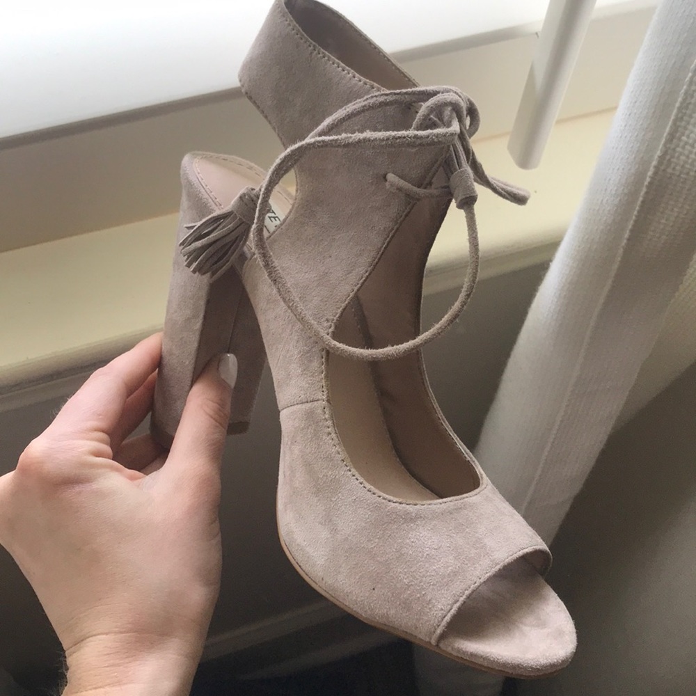 Steve Madden block heeled shoes